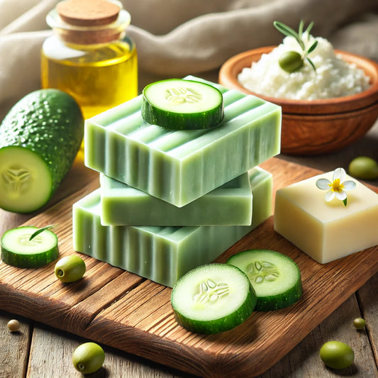 Formula of - Cucumber & Shea butter Olive Oil Soap